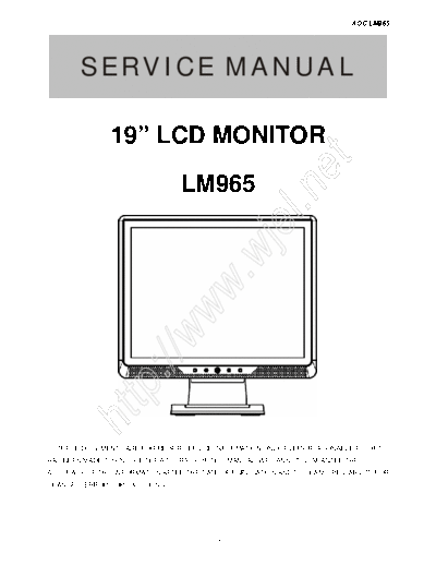 AOC LM965  AOC Monitor LM965.pdf