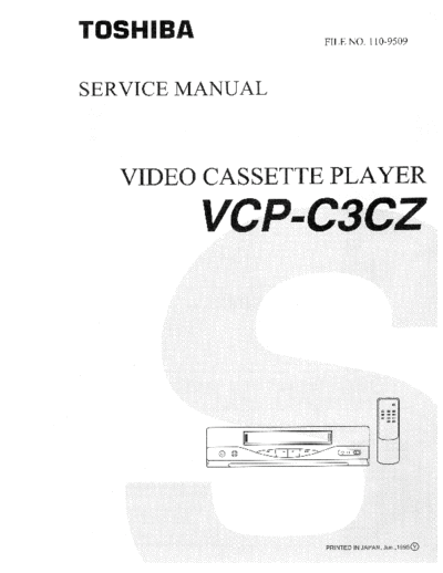 TOSHIBA TOSHIBA VCP-C3CZ  TOSHIBA Video VCP-C3CZ TOSHIBA_VCP-C3CZ.pdf