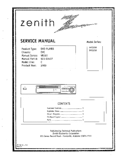 ZENITH hfe zenith dvc2200 2250 service en  ZENITH Audio DVC2200 hfe_zenith_dvc2200_2250_service_en.pdf