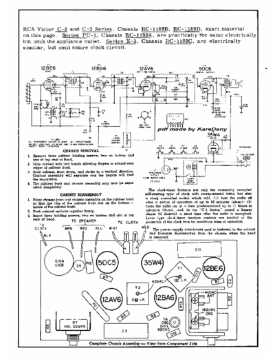 RCA RCA C-2 C-3 Series  RCA Audio RC-1188 chassis RCA_C-2_C-3_Series.pdf