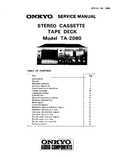 ONKYO hfe onkyo ta-2080 service  ONKYO Audio TA-2080 hfe_onkyo_ta-2080_service.pdf