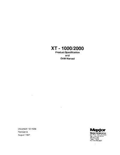maxtor 1014286A XT1000 2000 OEM  maxtor 1014286A_XT1000_2000_OEM.pdf