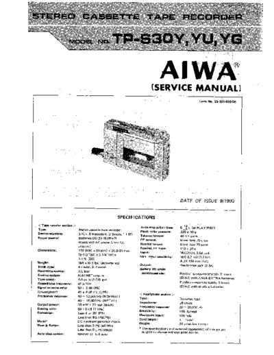 AIWA hfe aiwa tp-s30 service en  AIWA Audio TP-S30 hfe_aiwa_tp-s30_service_en.pdf