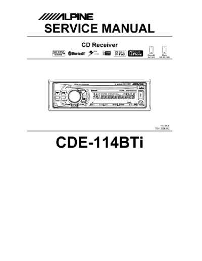 ALPINE alpine cde-144bti sm  ALPINE Car Audio CDE-144BTI alpine_cde-144bti_sm.pdf