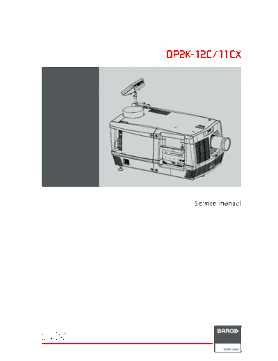 BARCO barco dp2k-12c dp2k-11cx  BARCO Projector DP2K-12C DP2K-11CX barco_dp2k-12c_dp2k-11cx.pdf