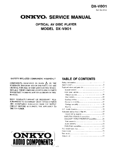 ONKYO hfe onkyo dx-v801 service en  ONKYO DVD DX-V801 hfe_onkyo_dx-v801_service_en.pdf