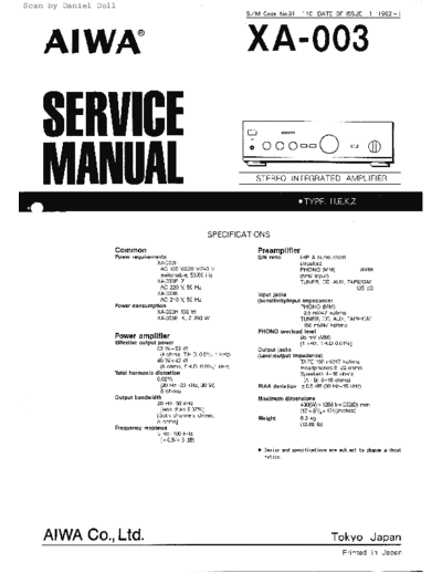 AIWA hfe aiwa xa-003 service en  AIWA Audio XA-003 hfe_aiwa_xa-003_service_en.pdf