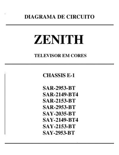 ZENITH zenith sar say-2035 2149 2153 2953 chassis e-1  ZENITH TV E1 chassis zenith_sar_say-2035_2149_2153_2953_chassis_e-1.pdf