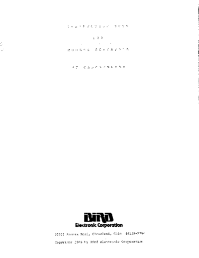 Bird 6080A,81A Termaline High-Power RF Calorimeter WW.(Incomplete Grab)  Bird BIRD 6080A,81A Termaline High-Power RF Calorimeter WW.(Incomplete Grab).pdf