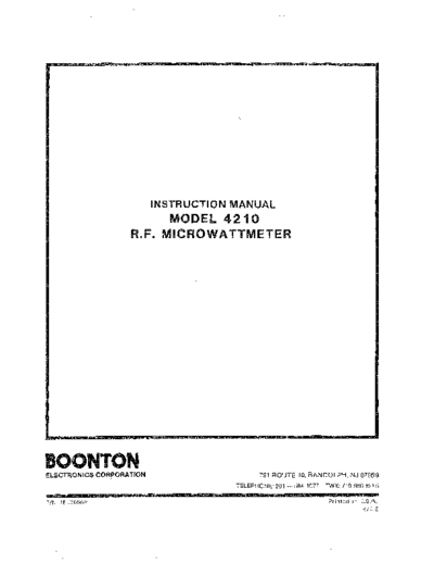 Boonton 4210RF Manual  Boonton Boonton 4210RF Manual.pdf