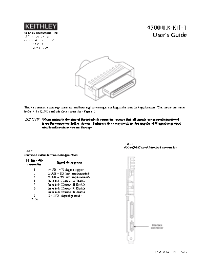 Keithley PA876B(Model4500 ILK KIT 1)  Keithley SCS 4500 PA876B(Model4500_ILK_KIT_1).pdf