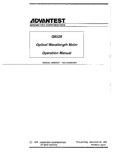 Advantest ADV Q8326 Operation  Advantest ADV Q8326 Operation.pdf