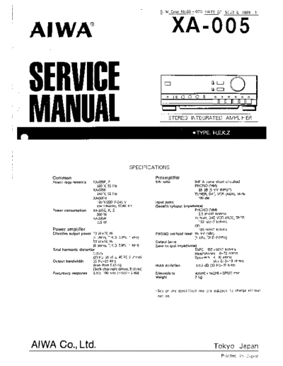 AIWA hfe aiwa xa-005 service en  AIWA Audio XA-005 hfe_aiwa_xa-005_service_en.pdf