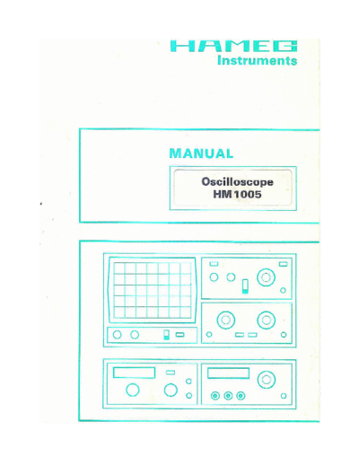 Hameg hm1005  Hameg hm1005.pdf