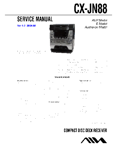 AIWA hfe aiwa cx-jn88 service en  AIWA Audio CX-JN88 hfe_aiwa_cx-jn88_service_en.pdf