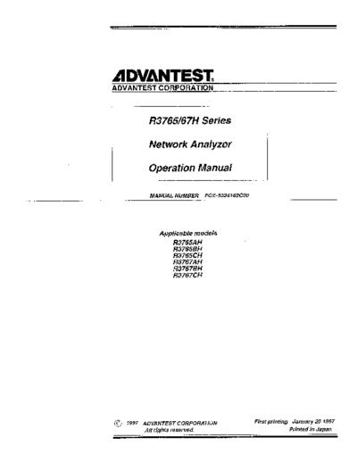 Advantest ADV ER3765 67H OPERATING MANUAL  Advantest ADV ER3765_67H_OPERATING_MANUAL.pdf