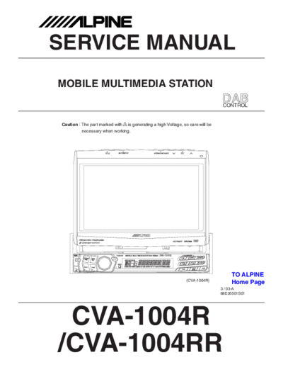 ALPINE Alpine+CVA-1004R,RR+Car+Audio+SM  ALPINE Car Audio CVA-1004R Alpine+CVA-1004R,RR+Car+Audio+SM.pdf