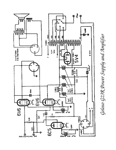 GELOSO Geloso G23R Power supply and amplifier  GELOSO Geloso G23R Power supply and amplifier.pdf