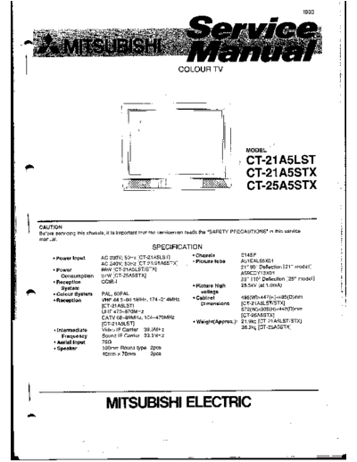 MITSUBISHI ct 21a5lst  e14sf chassis 744  MITSUBISHI TV mitsubishi_ct_21a5lst__e14sf_chassis_744.pdf