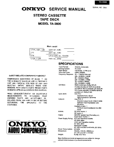 ONKYO hfe onkyo ta-2800 service  ONKYO Audio TA-2800 hfe_onkyo_ta-2800_service.pdf