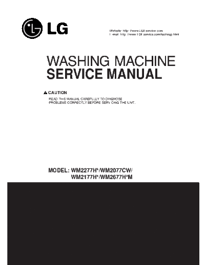 LG WM2075xx LG Washer Repair Service Manual  LG WM2075xx LG Washer Repair Service Manual.pdf