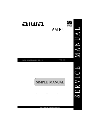 AIWA hfe aiwa am-f5 service simple  AIWA Audio AM-F5 hfe_aiwa_am-f5_service_simple.pdf