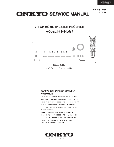 ONKYO hfe onkyo ht-r667 service  ONKYO Audio HT-R667 hfe_onkyo_ht-r667_service.pdf