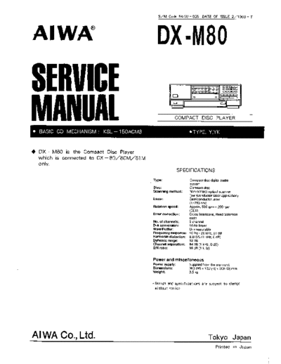 AIWA hfe aiwa dx-m80 service en  AIWA Audio DX-M80 hfe_aiwa_dx-m80_service_en.pdf