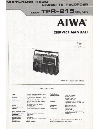 AIWA hfe aiwa tpr-215 service en  AIWA Audio TPR-215 hfe_aiwa_tpr-215_service_en.pdf