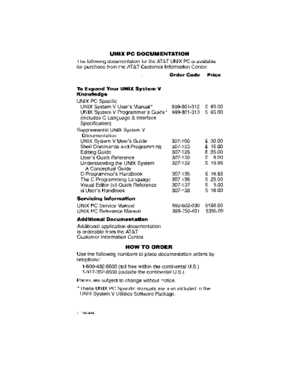 AT&T L-244484 Unix PC Documentation  AT&T 3b1 L-244484_Unix_PC_Documentation.pdf