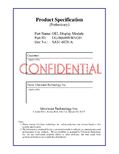 EmbeddedArtists oled SAS1-6020-A UG-9664HSWAG01-Univision  EmbeddedArtists oled_SAS1-6020-A UG-9664HSWAG01-Univision.pdf