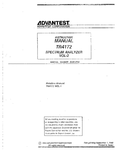 Advantest ADV TR4172  Vol 2 Instruction  Advantest ADV TR4172  Vol 2 Instruction.pdf