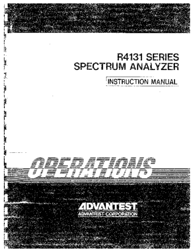 Advantest ADV R4131 Series Instruction  Advantest ADV R4131 Series Instruction.pdf