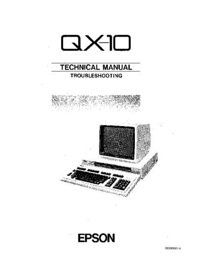 epson QX-10 Technical Manual Troubleshooting May83  epson QX-10 QX-10_Technical_Manual_Troubleshooting_May83.pdf
