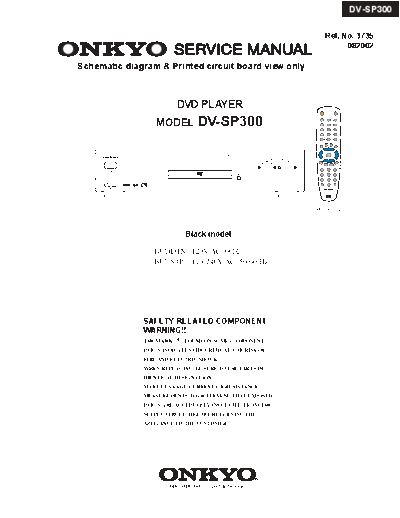 ONKYO hfe onkyo dv-sp300 service en  ONKYO DVD DV-SP300 hfe_onkyo_dv-sp300_service_en.pdf