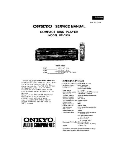 ONKYO hfe onkyo dx-c330 service en  ONKYO Audio DX-C330 hfe_onkyo_dx-c330_service_en.pdf