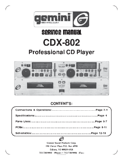 GEMINI hfe gemini cdx-802 service en  GEMINI Audio CDX-802 hfe_gemini_cdx-802_service_en.pdf