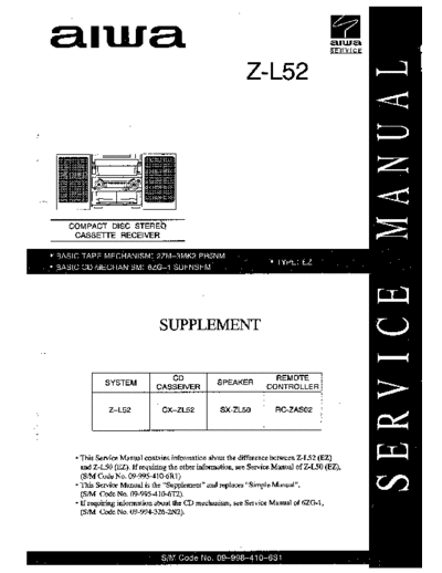 AIWA hfe   z-l52 service supp en  AIWA Audio Z-L52 hfe_aiwa_z-l52_service_supp_en.pdf