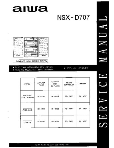 AIWA hfe aiwa nsx-d707 service en  AIWA Audio NSX-D707 hfe_aiwa_nsx-d707_service_en.pdf