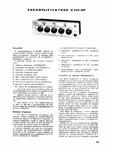 GELOSO G233-HF Preamplifier overview  GELOSO Geloso G233-HF Preamplifier overview.pdf