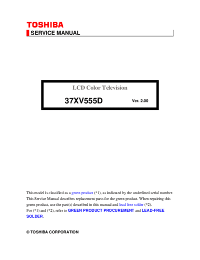 TOSHIBA 37XV555D ET-SB-SI 1329821939  TOSHIBA LCD 37XV555D 37XV555D_ET-SB-SI_1329821939.pdf