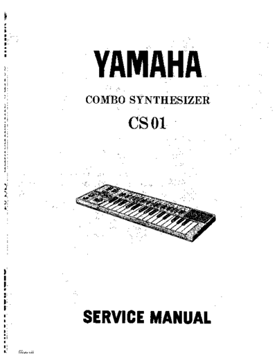 Yamaha Yamaha CS01 Service Manual  Yamaha Yamaha CS01 Service Manual.pdf