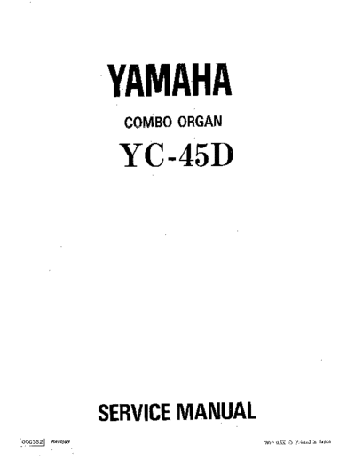 Yamaha YamahaYC45DServiceManual  Yamaha YamahaYC45DServiceManual.pdf