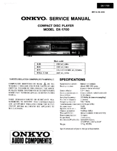 ONKYO hfe   dx-1700 service en  ONKYO Audio DX-1700 hfe_onkyo_dx-1700_service_en.pdf