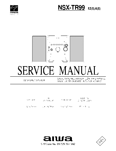AIWA hfe aiwa nsx-tr99 service en  AIWA Audio NSX-TR99 hfe_aiwa_nsx-tr99_service_en.pdf
