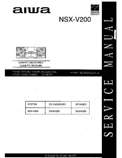 AIWA hfe aiwa nsx-v200 service en  AIWA Audio NSX-V200 hfe_aiwa_nsx-v200_service_en.pdf