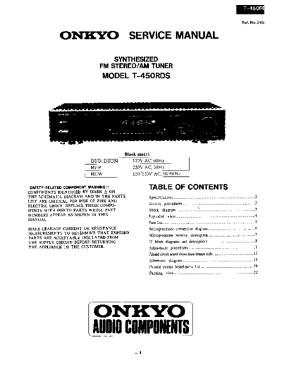 ONKYO hfe onkyo t-450rds service  ONKYO Audio T-450RDS hfe_onkyo_t-450rds_service.pdf