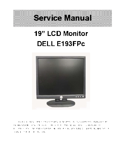 Dell Dell E193FPC [SM]  Dell Dell_E193FPC_[SM].pdf