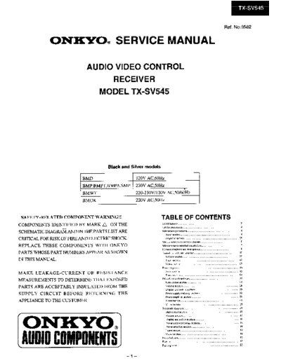 ONKYO hfe onkyo tx-sv545 service  ONKYO Audio TX-SV545 hfe_onkyo_tx-sv545_service.pdf