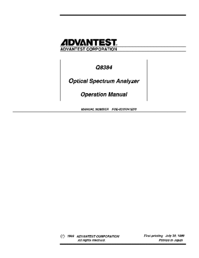 Advantest ADV Q8384 OPERATING MANUAL2  Advantest ADV Q8384_OPERATING_MANUAL2.pdf